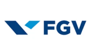 Logotipo da FGV, instituição parceira da ZENITH Odontologia Hospitalar