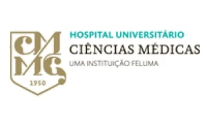 Logotipo do Hospital Universitário Ciências Médicas, instituição parceira da ZENITH Odontologia Hospitalar